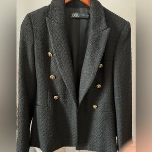 Zara! Tweed blazer,bloggers favorite! Size XS